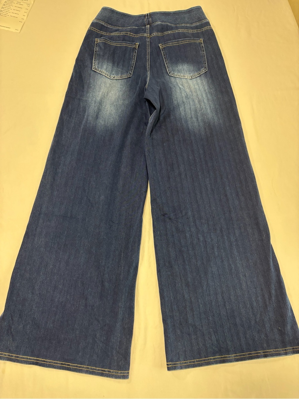 HALARA Navy Jeans with Gold Stitching - Picture 14 of 14